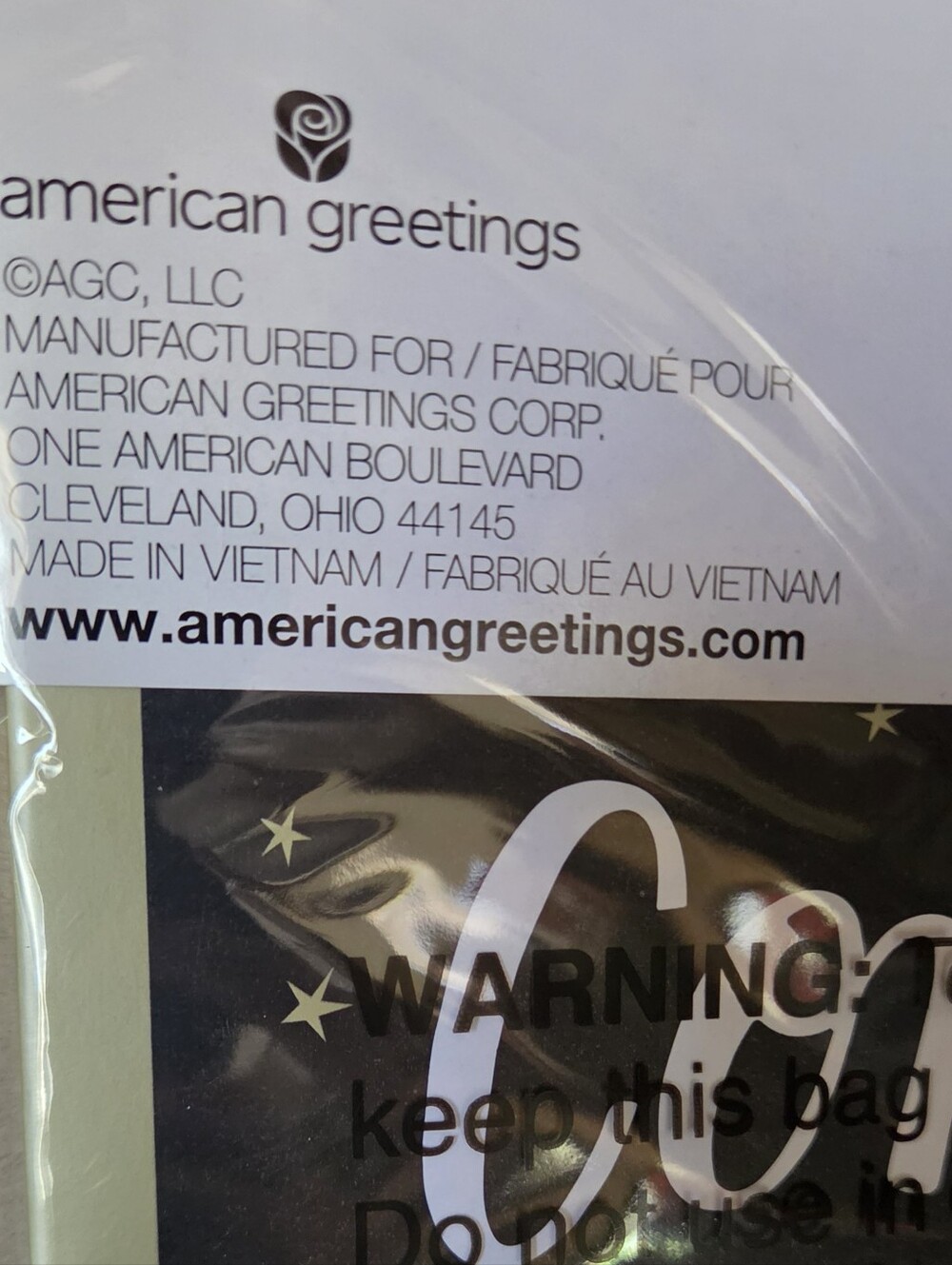 American Greetings Black&Gold 'Congrats Grad' Table Centerpiece Card Box 8.5 - Picture 6 of 6